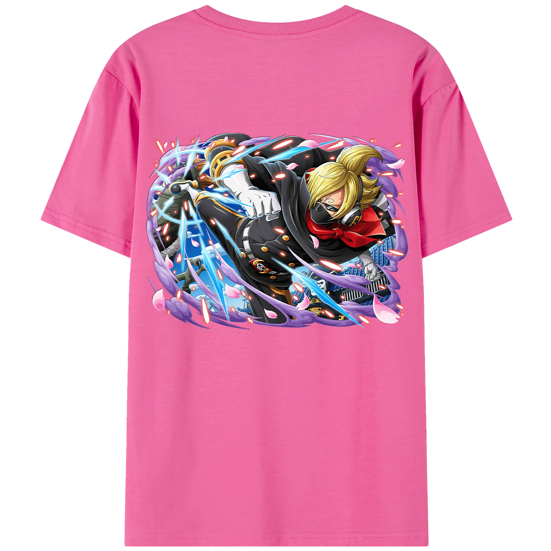 （画像用） ワンピース サンジ ONE PIECE Sanji レディース半袖Tシャツ(バックプリント)